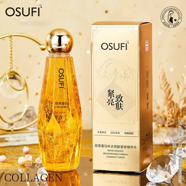 Osufi Collagen Face Serum Anti-Aging Smoothing Lines Facial Care Essence Moisturizing Whitening Serum Beauty Skin Care-300ML